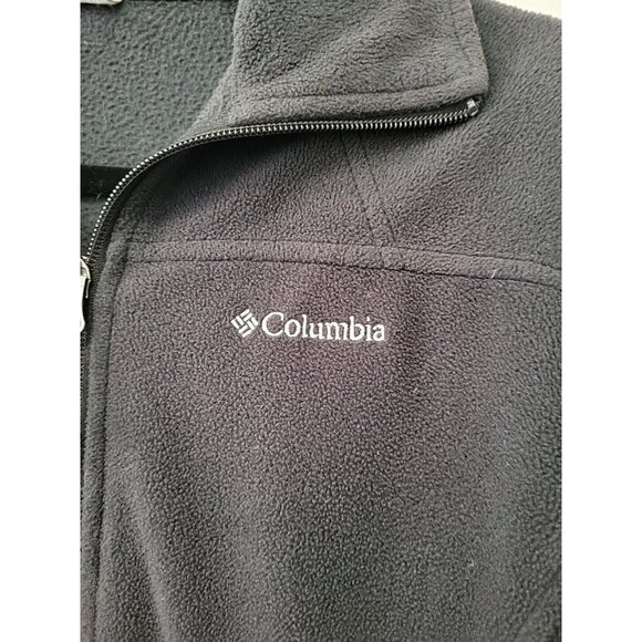 Columbia Fleece Jacket Full Zip Black Womens Size XS - Picture 5 of 9